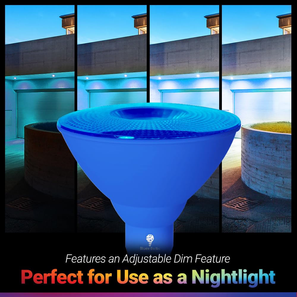 BlueX Bulbs damp rated suitable for bathrooms and other moist spaces.