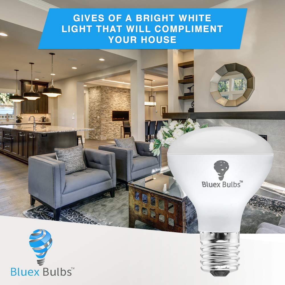 Bluex Bulbs warm white 2700K glow for ambient room lighting