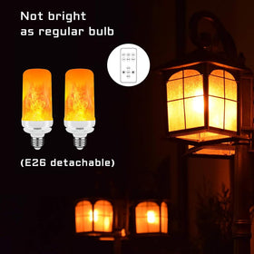 BLUEYE flame bulb offers 3 timers for hands-free cozy evenings