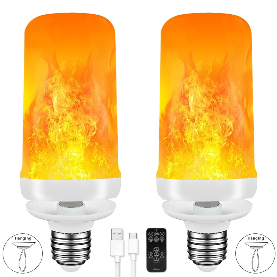 BLUEYE flame bulb with remote control creates warm ambience from anywhere