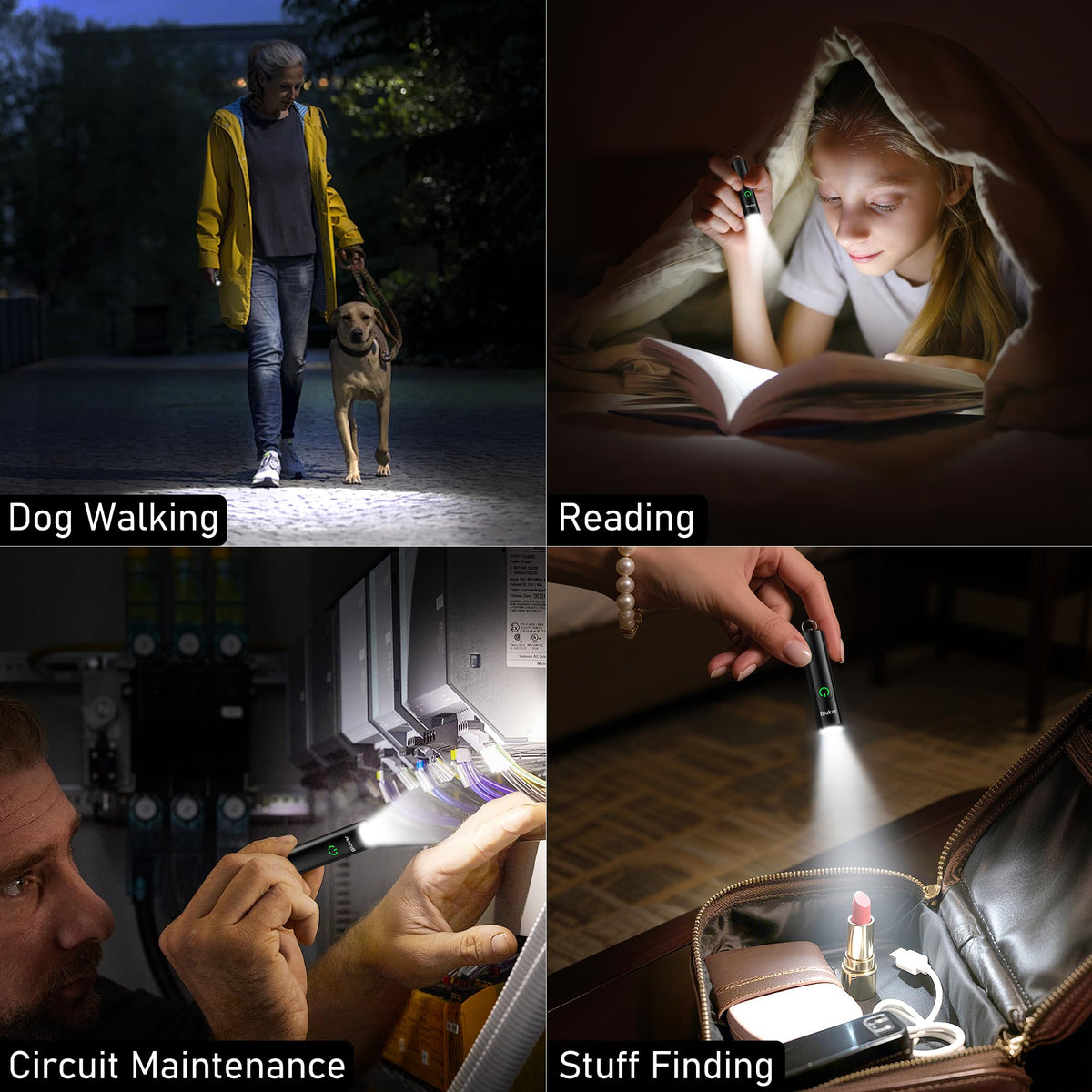 Blukar camping-ready flashlight suitable for hiking and backpacking