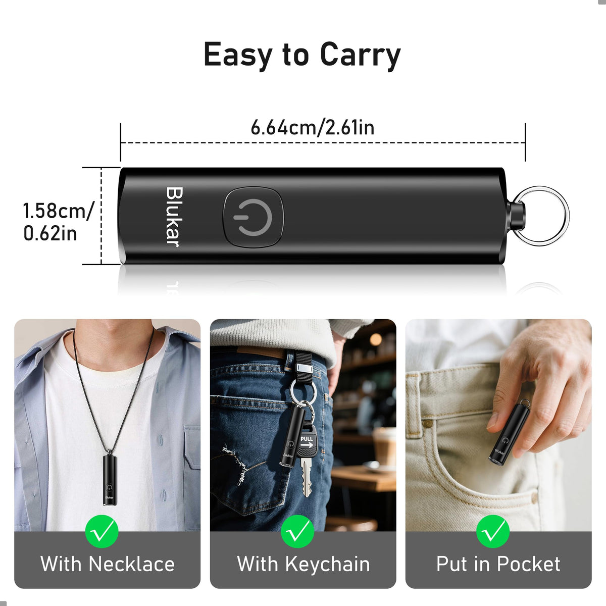 Blukar waterproof aluminum flashlight withstands rain and rough use