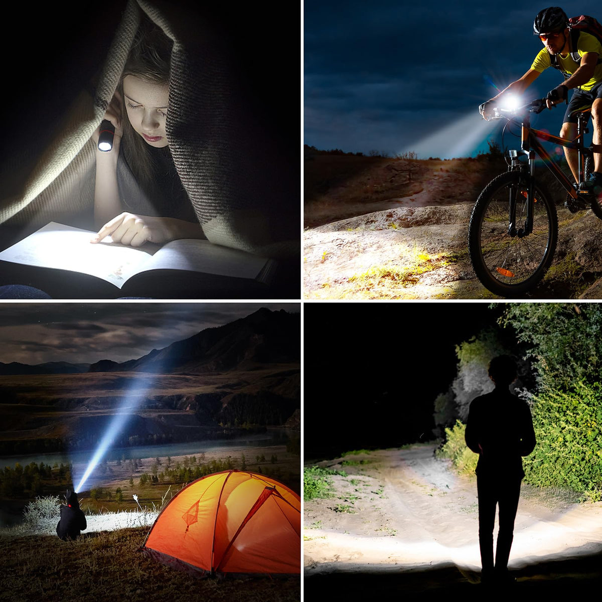 Pocket-size Blukar flashlight fits easily in bags or pockets.