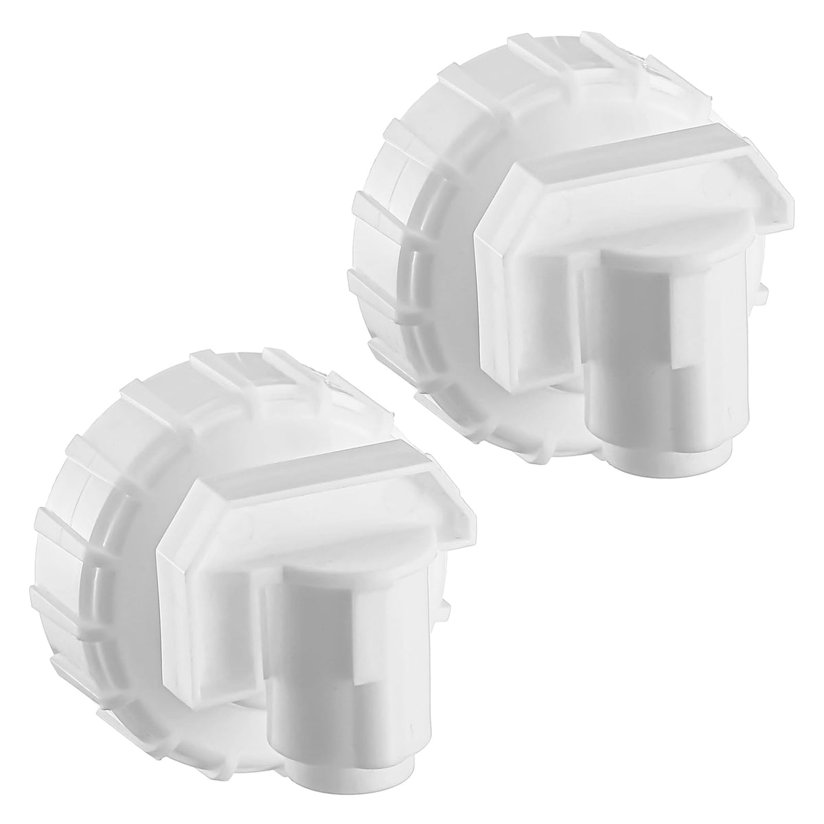 Blulu 2-pack faucet replacement assembly for 5-gallon jugs, ready for quick swaps.