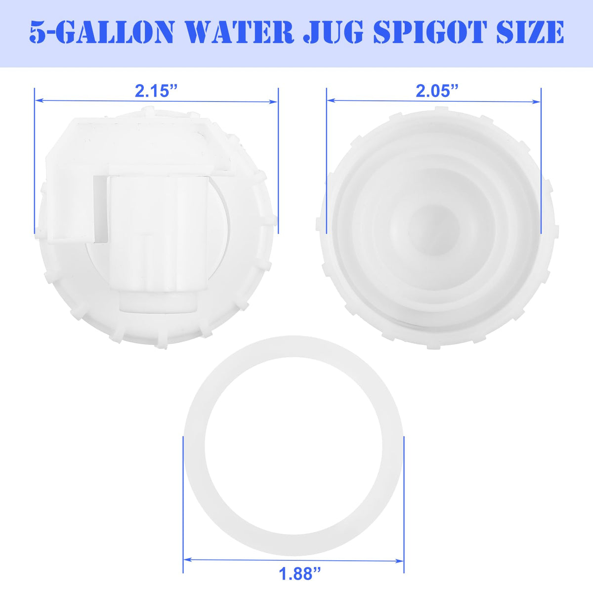 Blulu Coleman-compatible 5-gallon faucet assembly fits Coleman coolers smoothly.