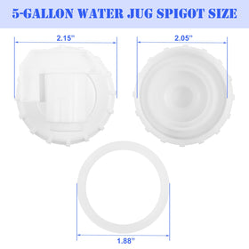 Blulu Coleman-compatible 5-gallon faucet assembly fits Coleman coolers smoothly.