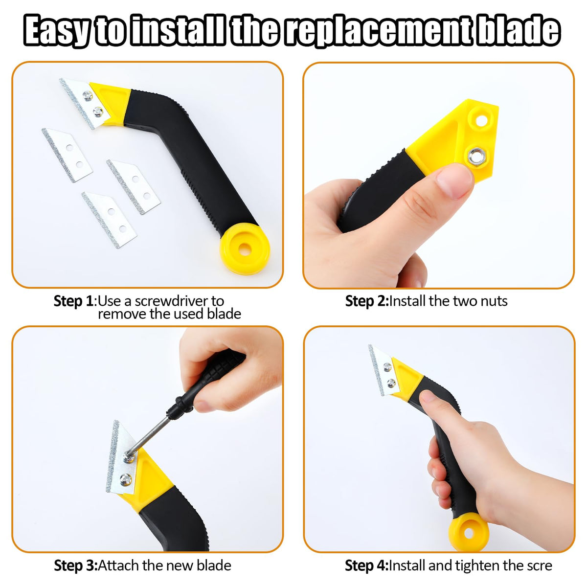 Blulu grout removal tool supports masonry, stucco, and drywall projects.