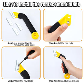 Blulu grout removal tool supports masonry, stucco, and drywall projects.