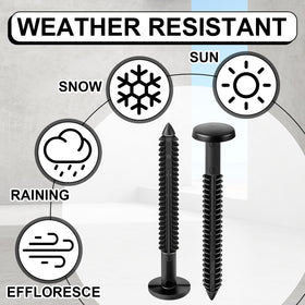 Blulu fasteners suitable for stucco, brick, vinyl siding applications