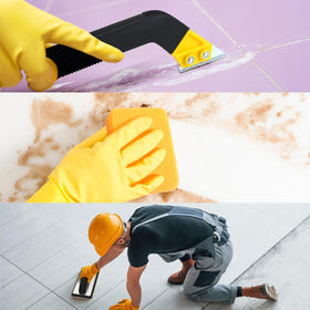 Blulu 11-piece toolset supports versatile tile repairs and upkeep.