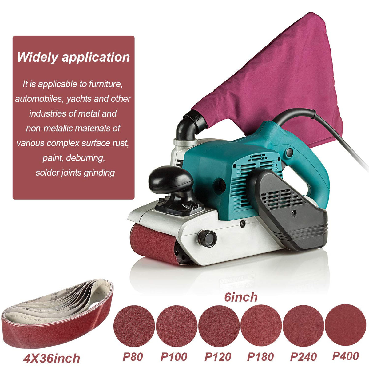 Blulu sanding kit ideal for furniture and automotive prep.