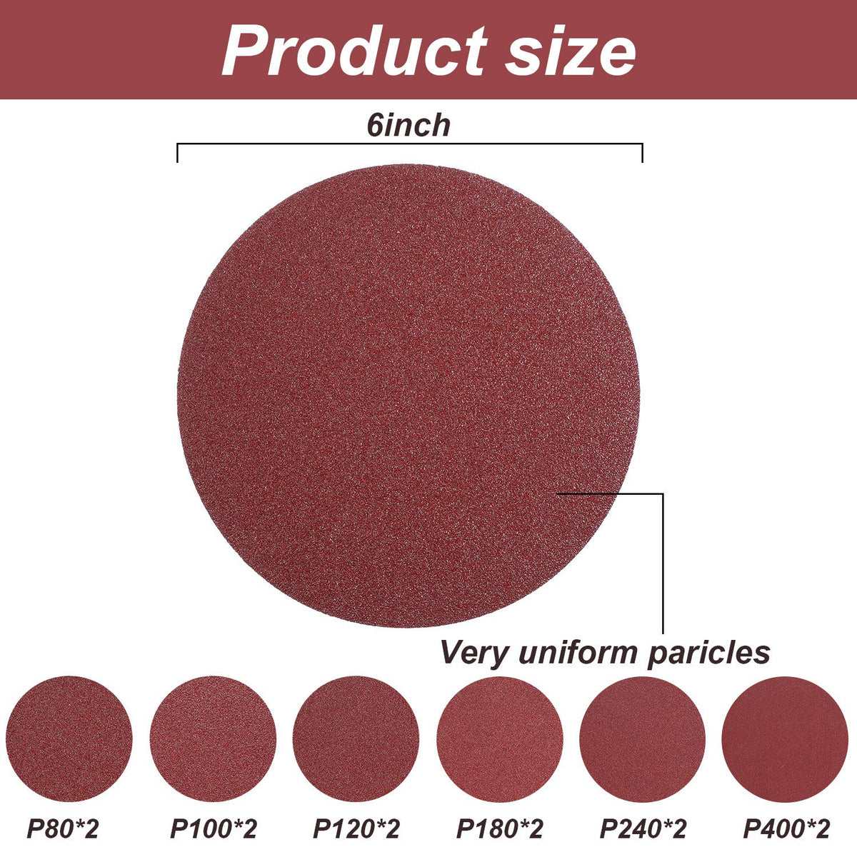 Blulu self-adhesive alumina discs for quick, tidy sanding.