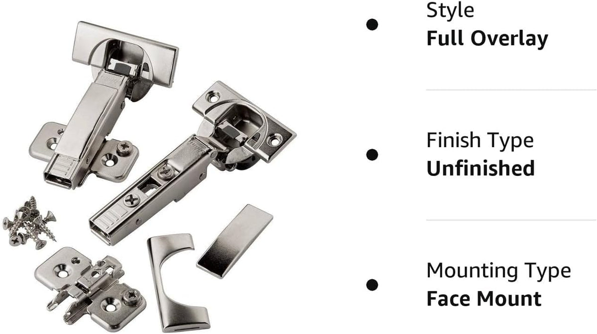 Blum 110° hinge demonstration of quiet closing in a busy kitchen cabinet