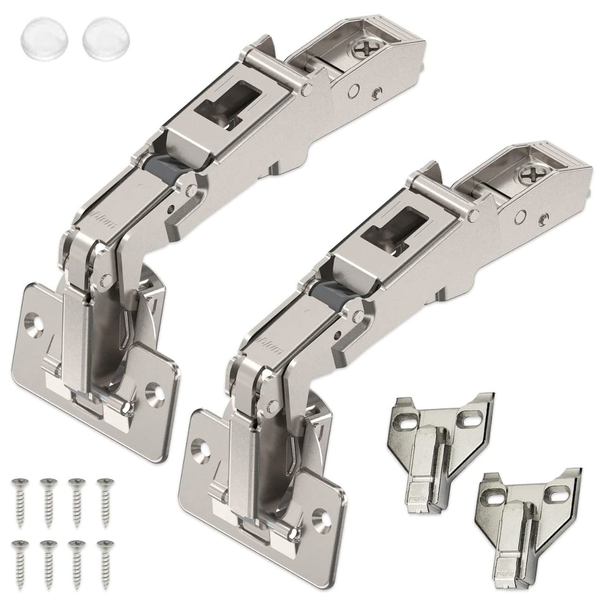 Blum 170-degree hinge bundle enabling wide cabinet access and smooth movement