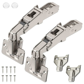Blum 170-degree hinge bundle enabling wide cabinet access and smooth movement