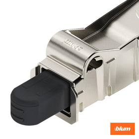 Blum BLUMOTION screws ensuring secure installation for various door weights.