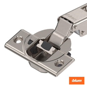 Activation switch on Blum hinges to turn soft-close on or off.