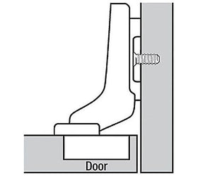 Blum Clip Top Blumotion hinge with deactivation switch for flexible closing options