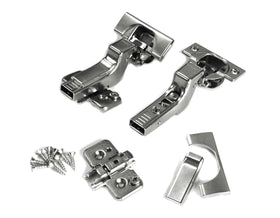 Blum Clip Top Blumotion hinge for frameless inset cabinets with soft-close action