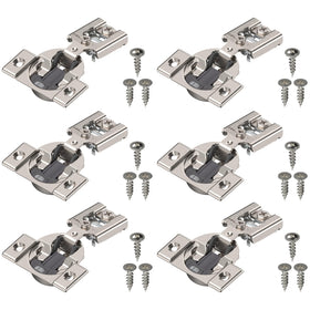 Blum Compact Blumotion hinge kit, front view, ready for precise face-frame cabinet installation