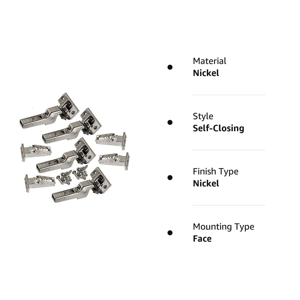 Inset door hardware kit from Blum arrives ready for installation.