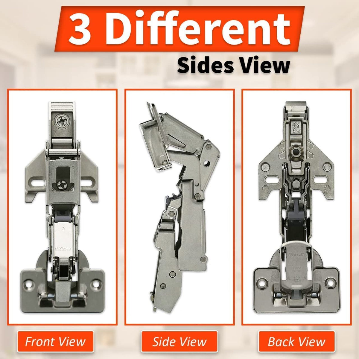 Blum self-close door hinge delivers quiet operation and secure closure