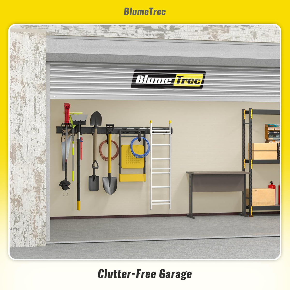 BlumeTrec installation is quick with a drill and level.