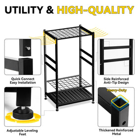 BlumeTrec steel frame resists rust for durable outdoor use.