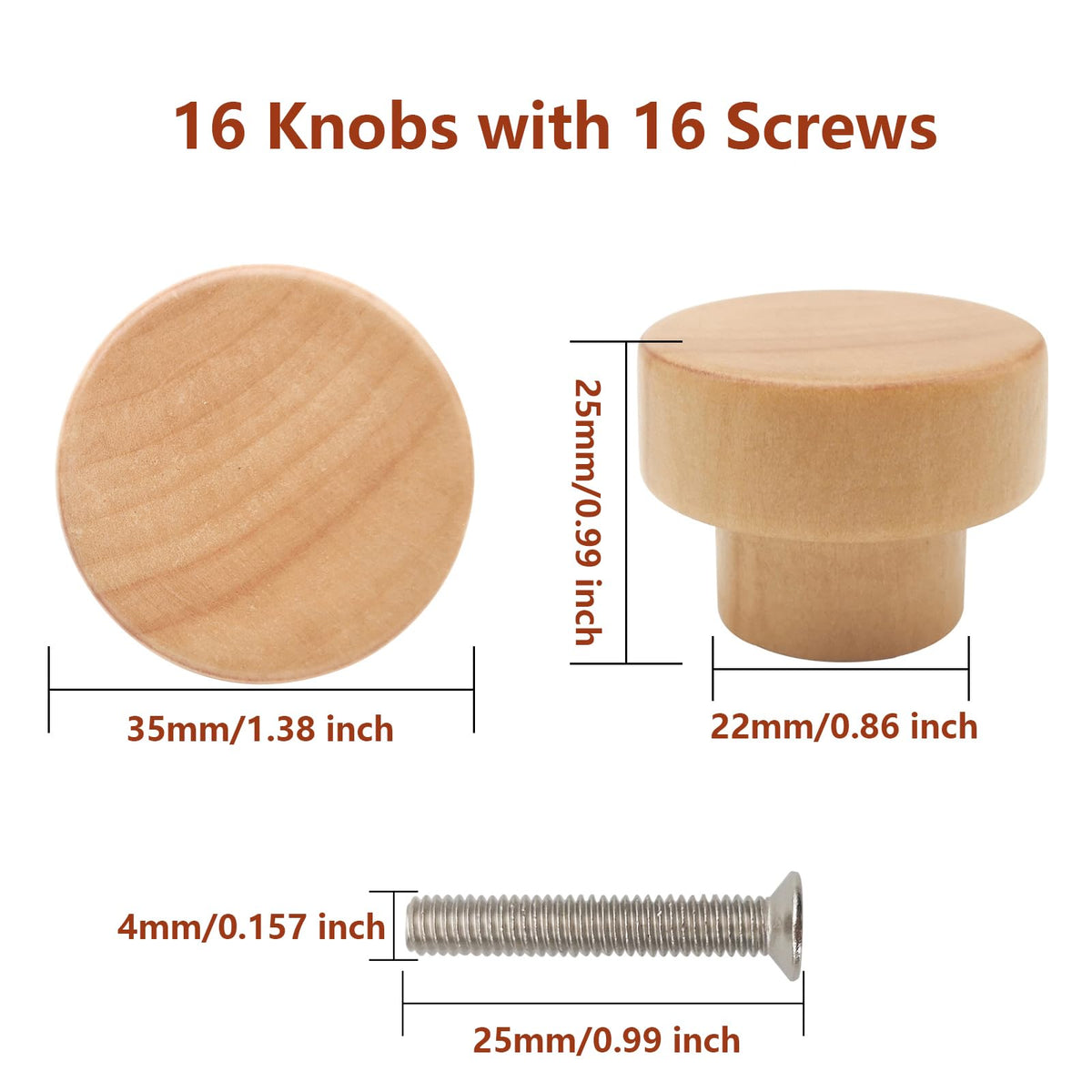 Bmgop natural finish close-up shows glossy smooth texture for comfortable grip.