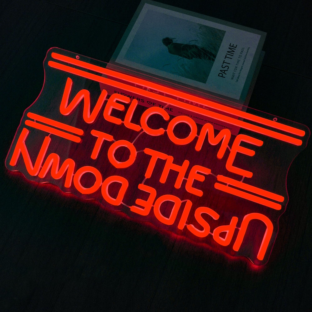 BMLOPZ Upside Down neon sign wall mount brightens game rooms effortlessly.