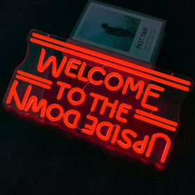 BMLOPZ Upside Down neon sign wall mount brightens game rooms effortlessly.