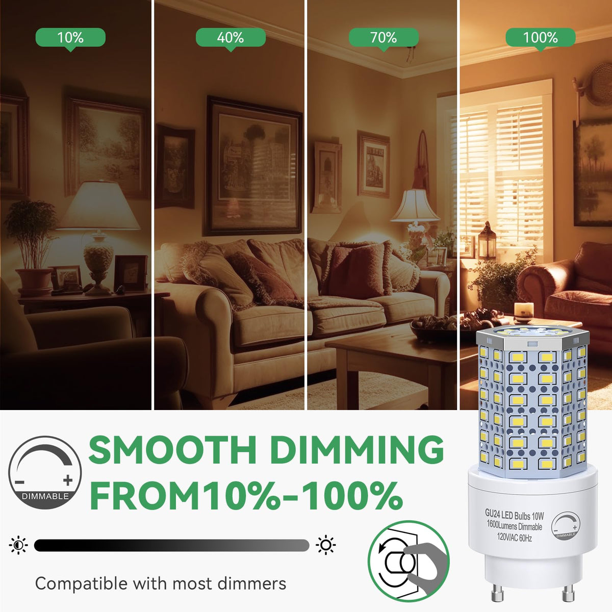 BMXKPO 1600 lumens for bright efficient lighting.