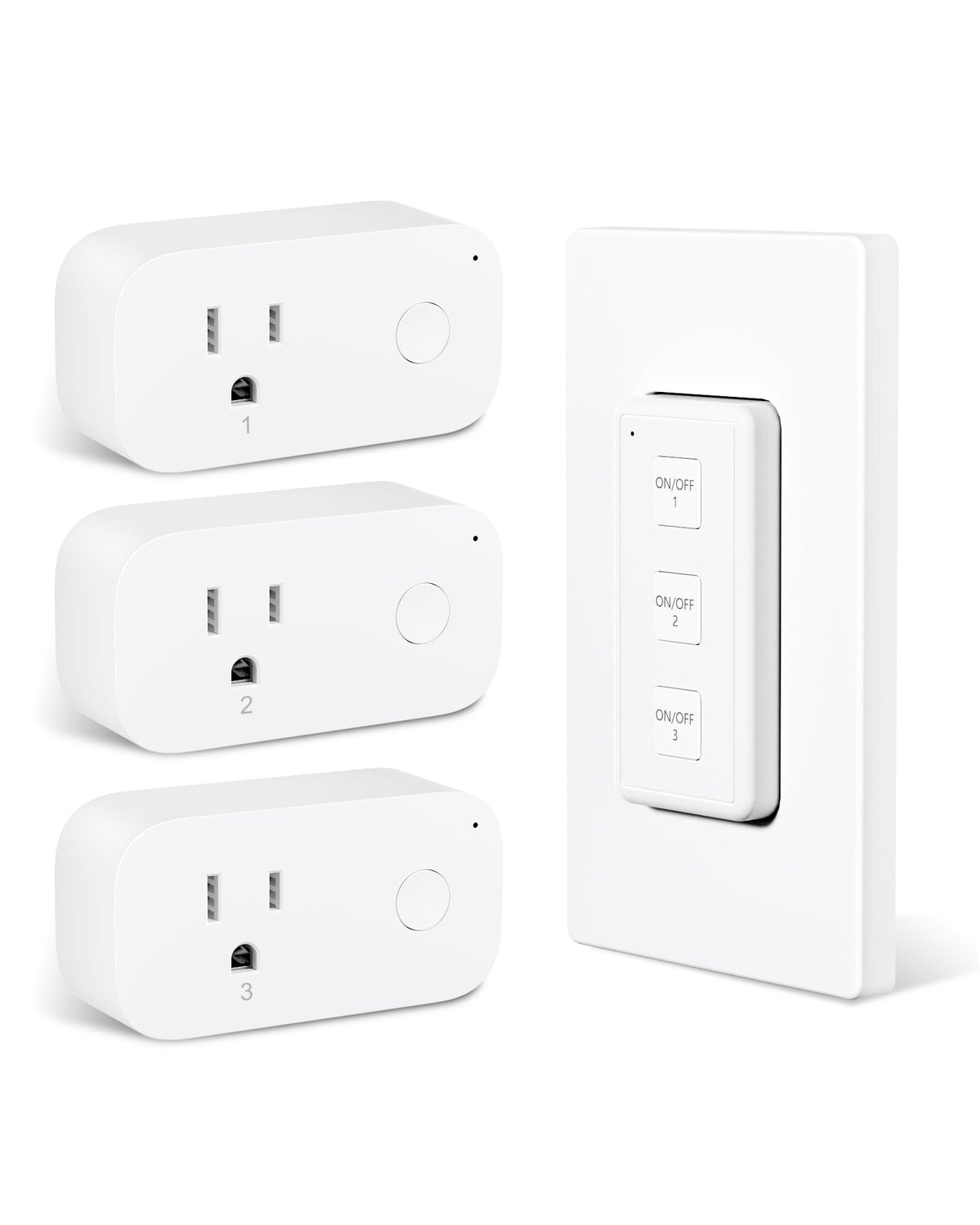 BN-LINK 3-outlet wireless kit with magnetic remote for versatile control