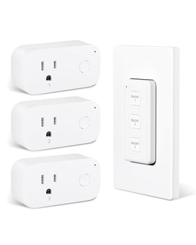 BN-LINK 3-outlet wireless kit with magnetic remote for versatile control