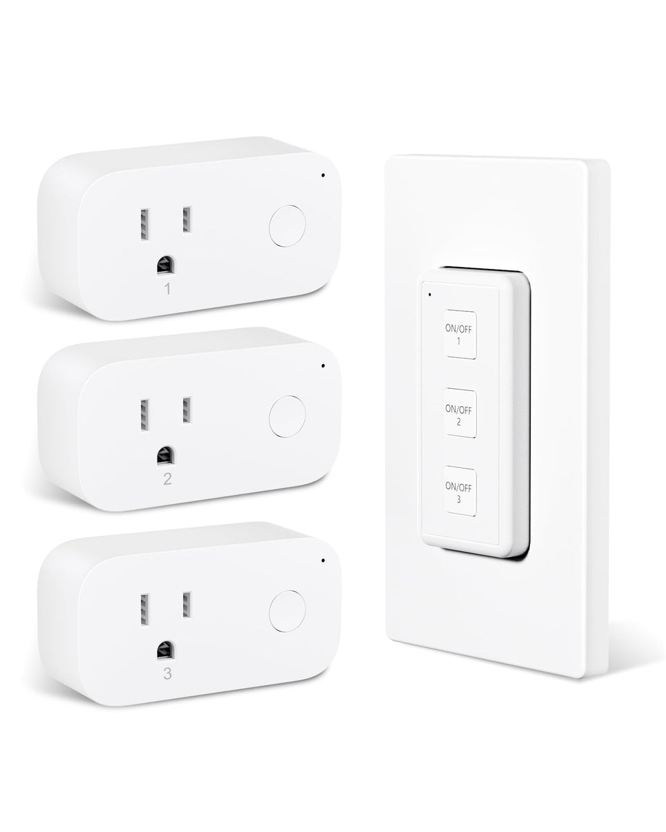 BN-LINK 3-outlet wireless kit with magnetic remote for versatile control