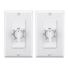 BN-LINK 60-minute spring-wound switch front view for precise control.