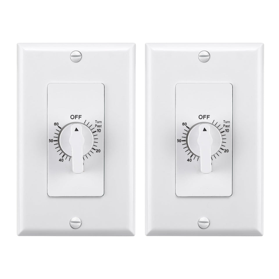 BN-LINK 60-minute spring-wound switch front view for precise control.