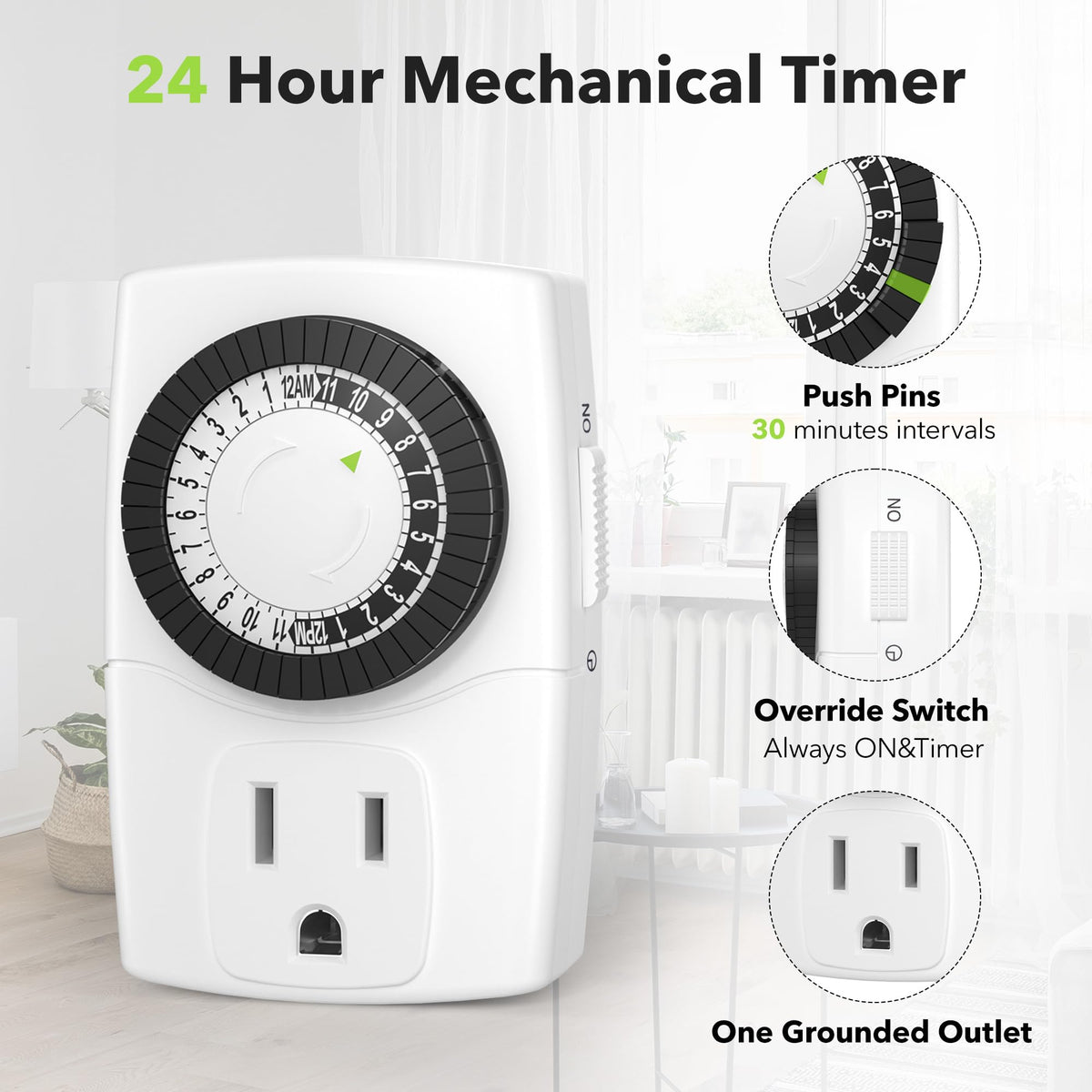 BN-LINK BND-60/U47 indoor timer pack enables automated lighting