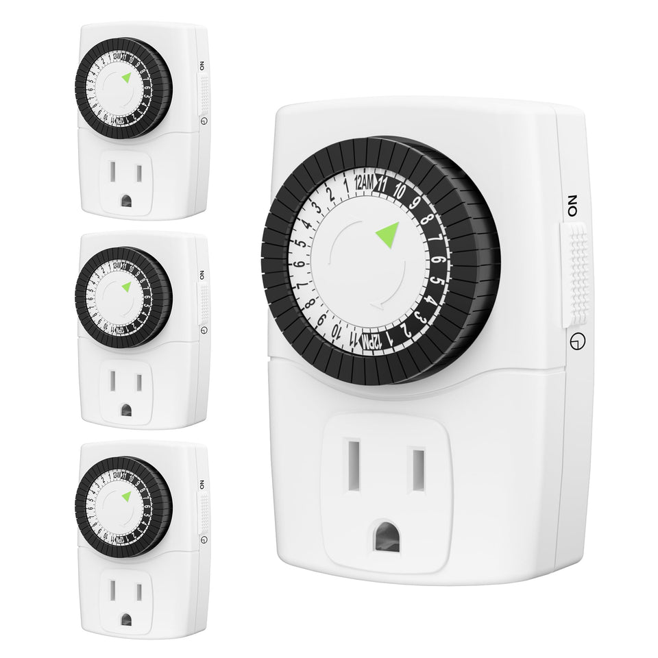 BN-LINK BND-60/U47 outlet timer setup with pins for daily scheduling