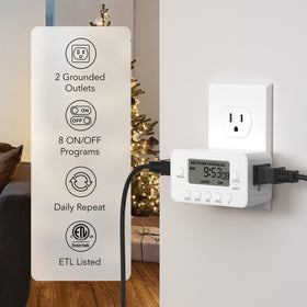 BN-LINK energy-saving timer helps automate lights and appliances.