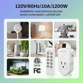 BN-LINK energy-saving memory keeps outlets off after power loss for safer standby
