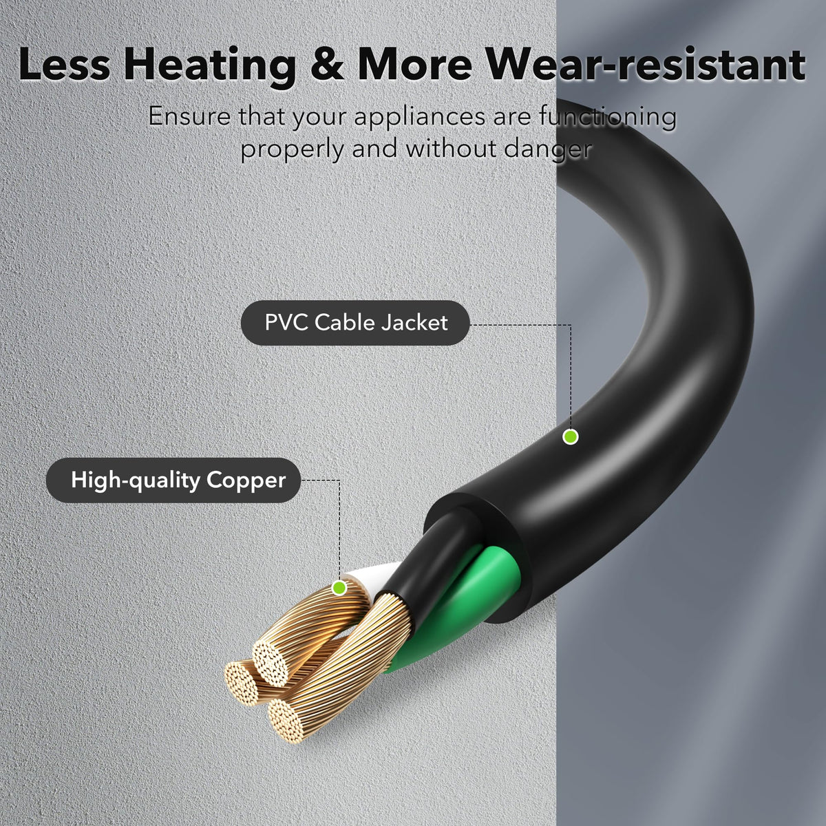 BN-LINK flame retardant cord ideal for outdoor decorating setups