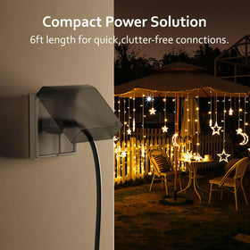 BN-LINK grounded 3-prong cord suited for safe outdoor tools