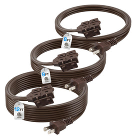 BN-LINK indoor extension cord with 6ft flat cable for tidy under-desk setup.