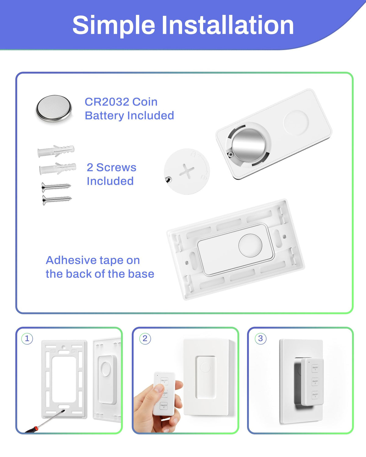 BN-LINK magnetic remote attached to metal surface for quick reach
