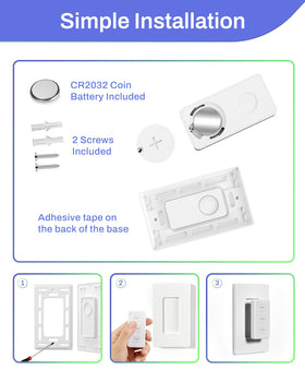 BN-LINK magnetic remote attached to metal surface for quick reach