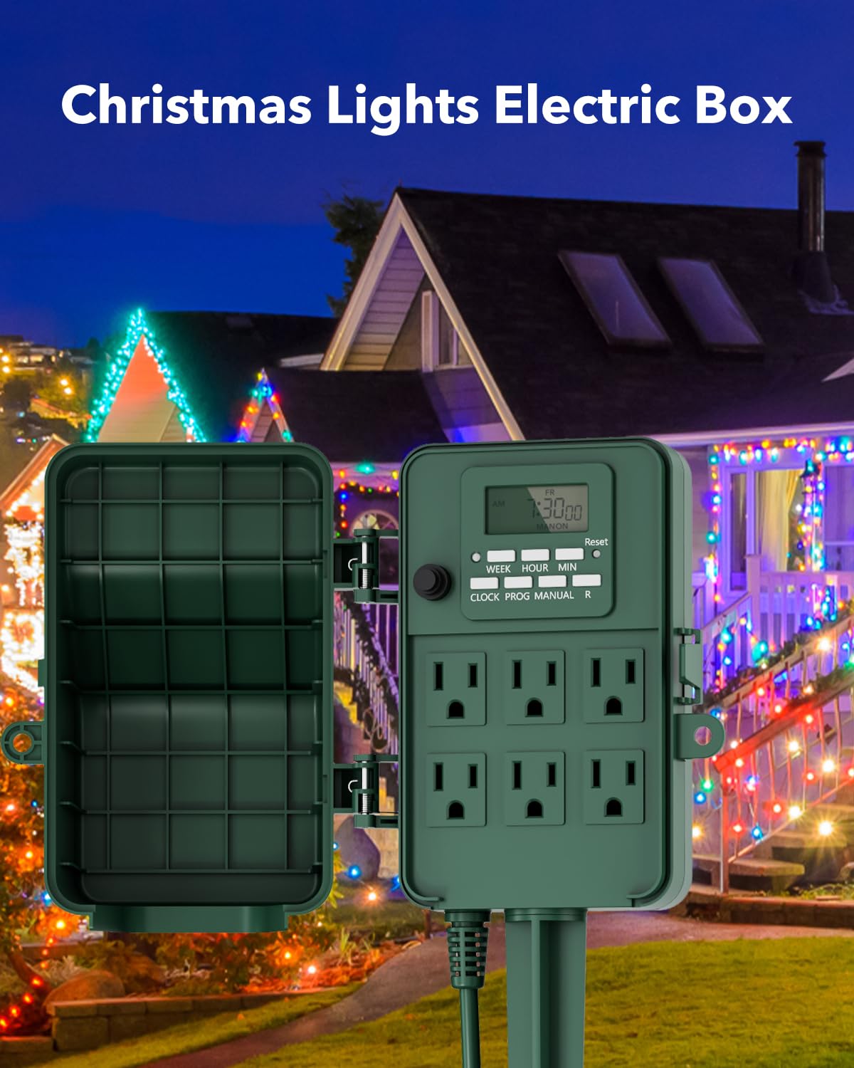 BN-LINK unit demonstrates installation and use for outdoor lights and irrigation.