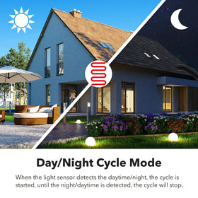 BN-LINK timer outlet in day mode for daytime automation.