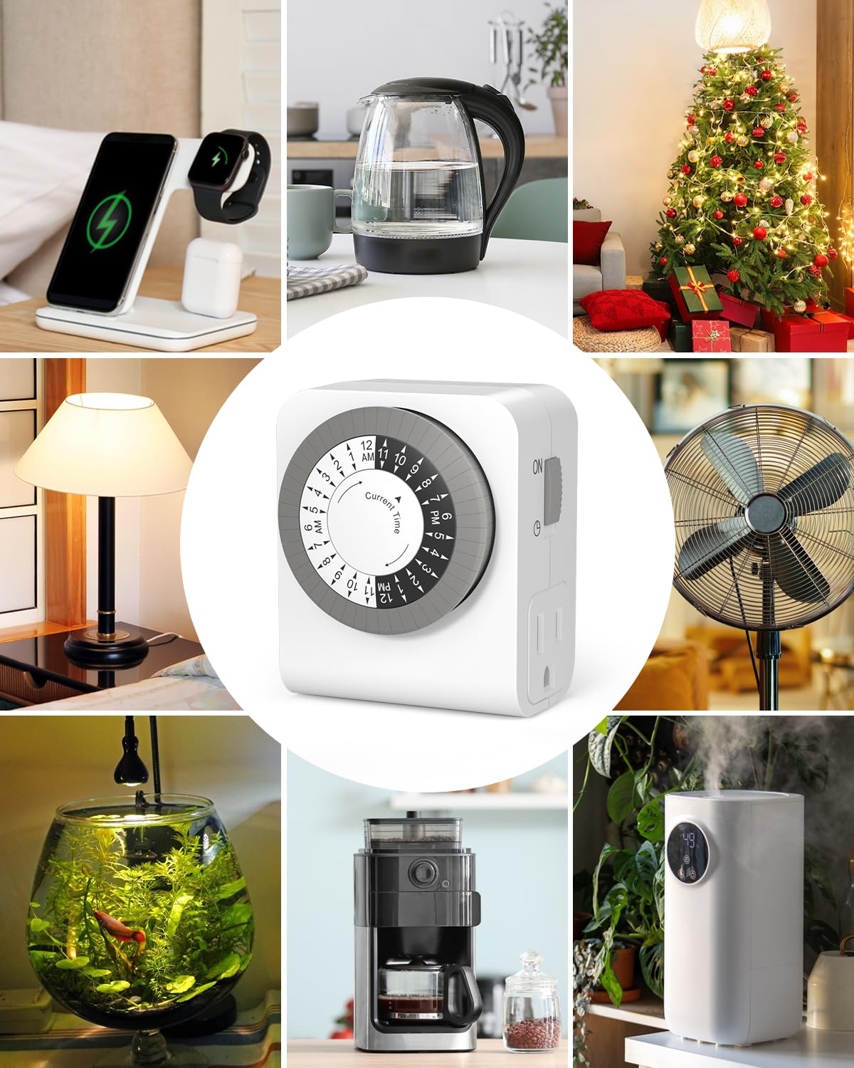 BN-LINK timer with safety-tested design ensures dependable operation in living rooms and desks.