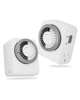 BN-LINK timer outlet with pin dial and dual outlets for easy daily automation.
